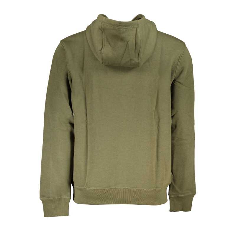 TOMMY HILFIGER MEN'S GREEN ZIPLESS SWEATSHIRT