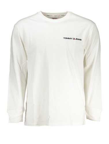 TOMMY HILFIGER MEN'S LONG SLEEVE T-SHIRT WHITE