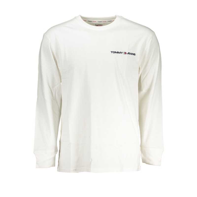 TOMMY HILFIGER MEN'S LONG SLEEVE T-SHIRT WHITE