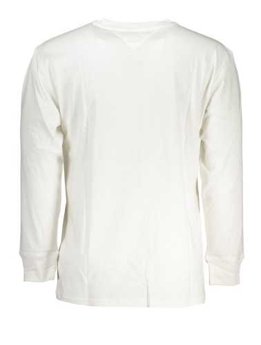 TOMMY HILFIGER MEN'S LONG SLEEVE T-SHIRT WHITE