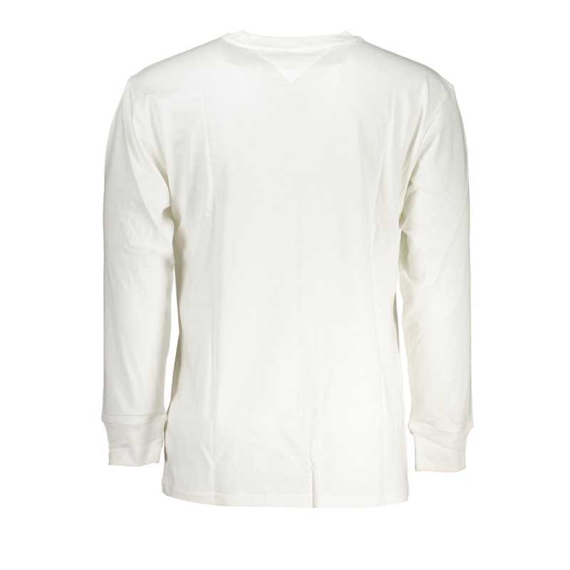 TOMMY HILFIGER MEN'S LONG SLEEVE T-SHIRT WHITE