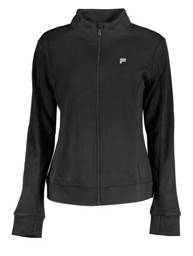 FILA FELPA CON ZIP DONNA NERO