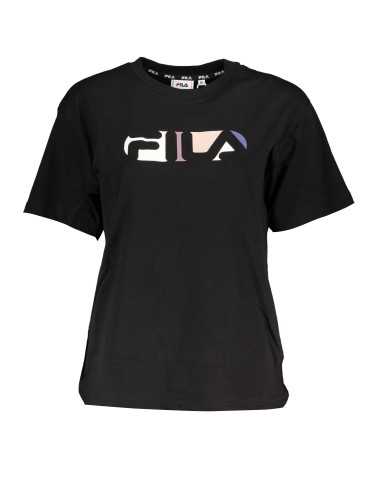 FILA T-SHIRT MANICHE CORTE DONNA NERO