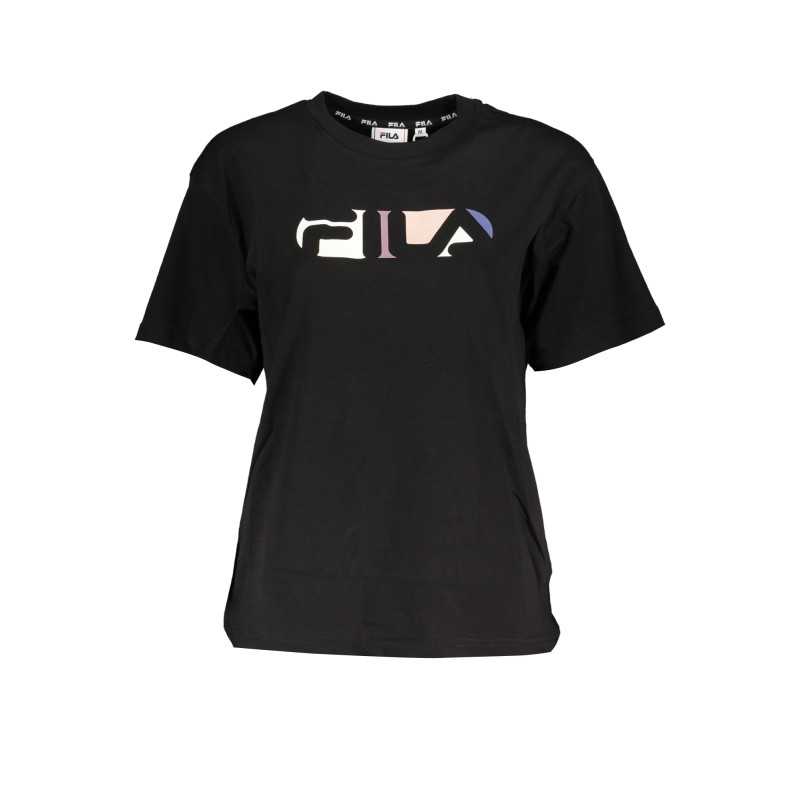 FILA T-SHIRT MANICHE CORTE DONNA NERO