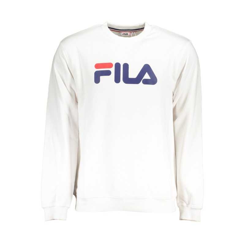 FILA MEN'S WHITE ZIPLESS SWEATSHIRT