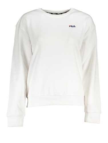 FILA WOMEN'S WHITE SWEATSHIRT WITHOUT ZIP