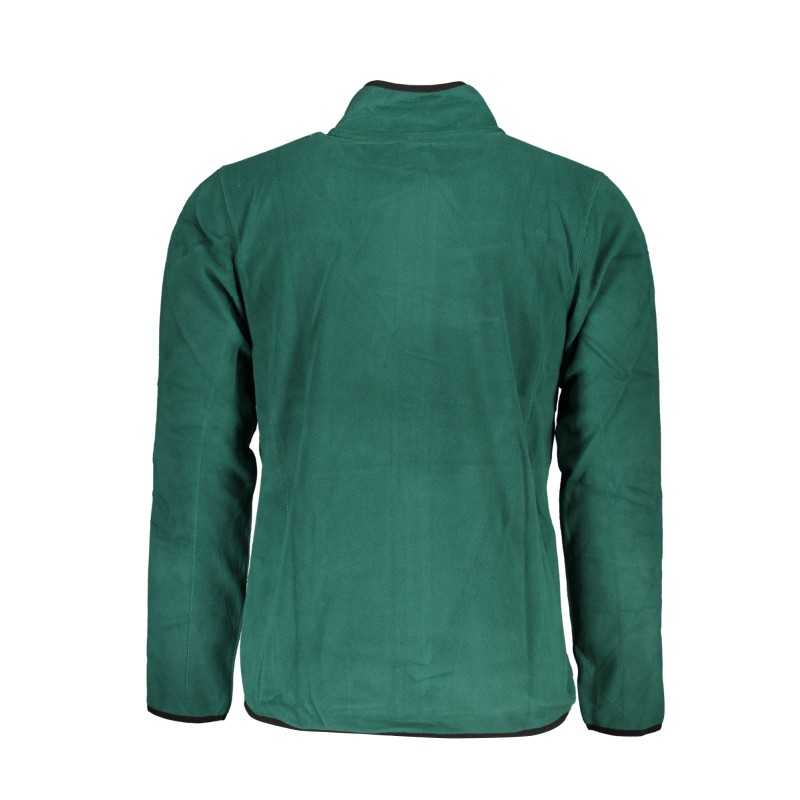 GIAN MARCO VENTURI MEN'S GREEN ZIP SWEATSHIRT