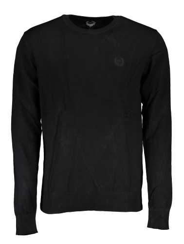 GIAN MARCO VENTURI MEN'S BLACK SWEATER