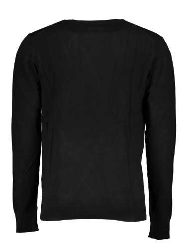 GIAN MARCO VENTURI MEN'S BLACK SWEATER