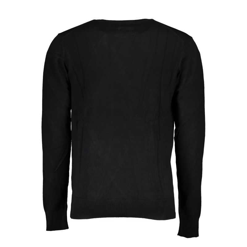 GIAN MARCO VENTURI MEN'S BLACK SWEATER