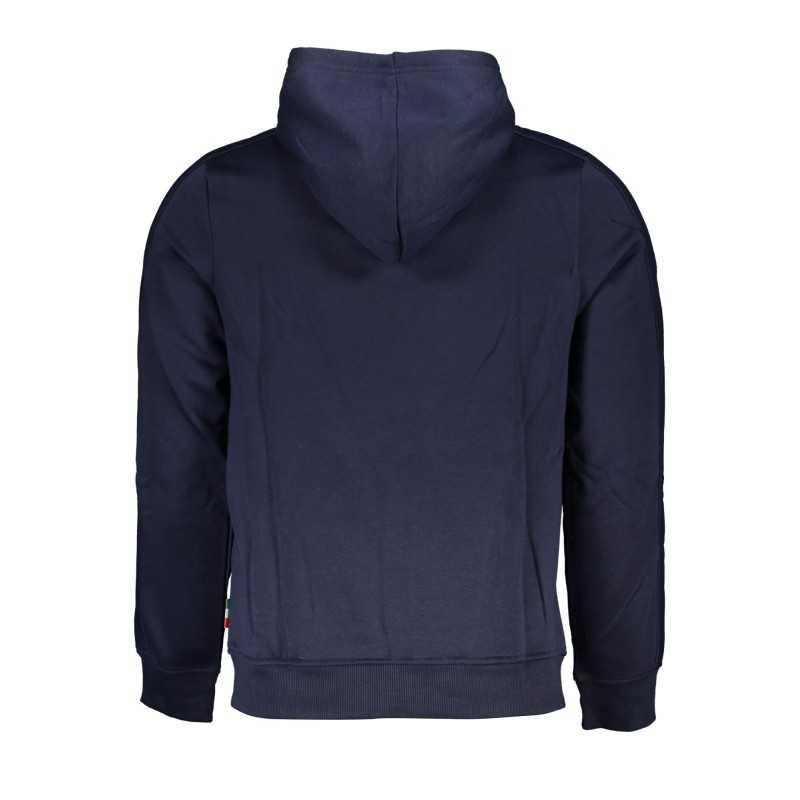 GIAN MARCO VENTURI MEN'S BLUE ZIP SWEATSHIRT