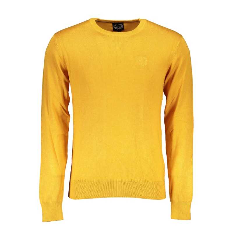 GIAN MARCO VENTURI MEN'S YELLOW SWEATER