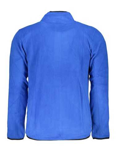 GIAN MARCO VENTURI MEN'S BLUE ZIP SWEATSHIRT