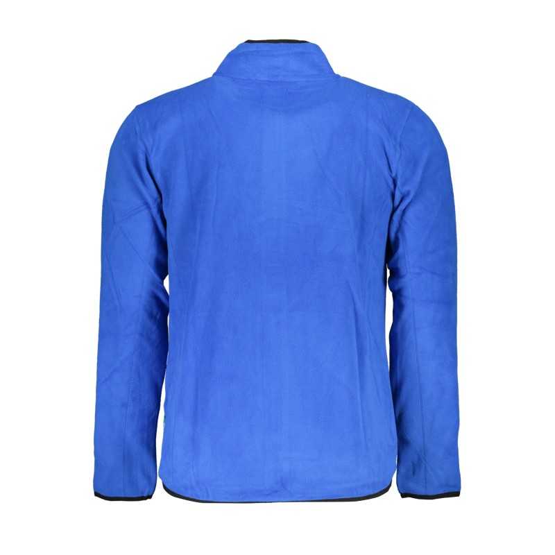 GIAN MARCO VENTURI MEN'S BLUE ZIP SWEATSHIRT