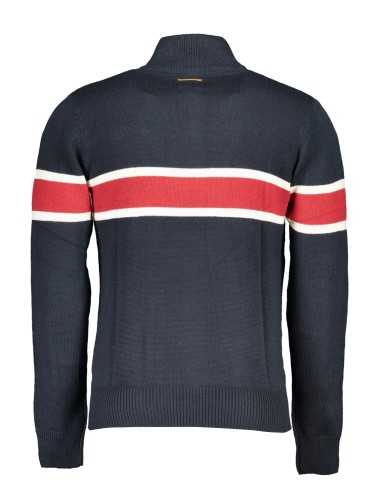 GIAN MARCO VENTURI MEN'S BLUE SWEATER