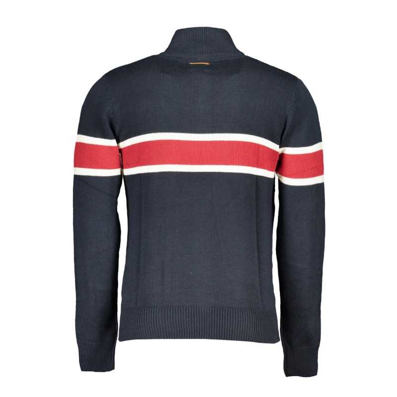 GIAN MARCO VENTURI MEN'S BLUE SWEATER