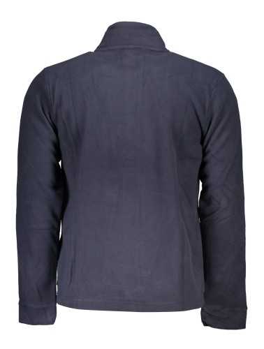 GIAN MARCO VENTURI MEN'S BLUE ZIP SWEATSHIRT