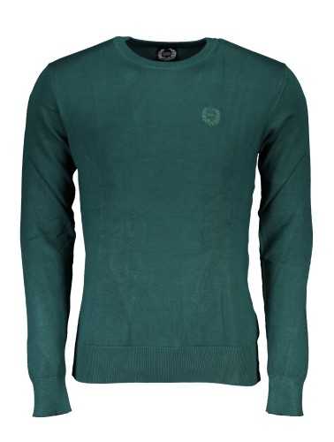 GIAN MARCO VENTURI MEN'S GREEN SWEATER