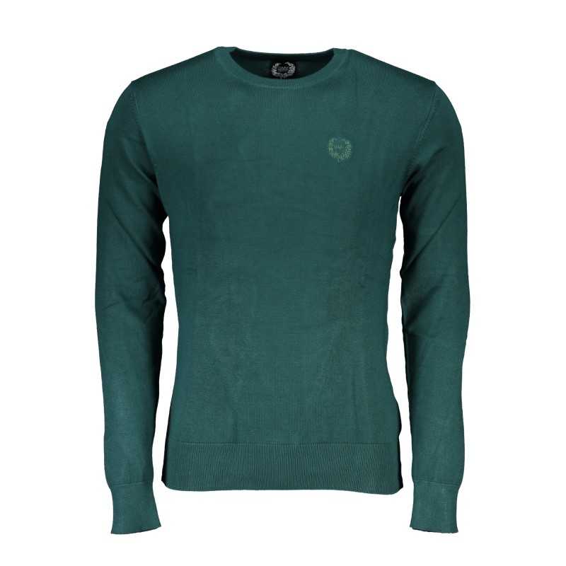 GIAN MARCO VENTURI MEN'S GREEN SWEATER