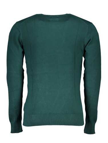 GIAN MARCO VENTURI MEN'S GREEN SWEATER