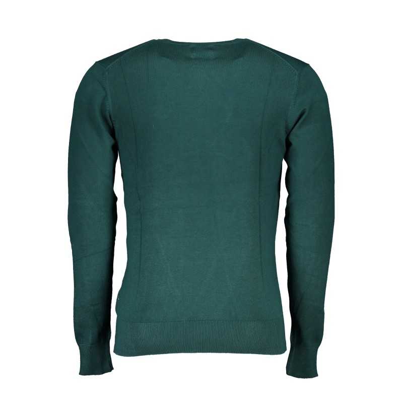 GIAN MARCO VENTURI MEN'S GREEN SWEATER