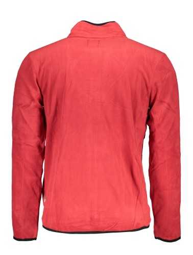 GIAN MARCO VENTURI MEN'S RED ZIP SWEATSHIRT