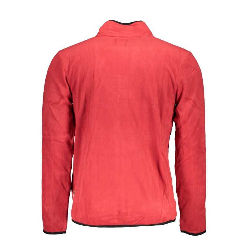 GIAN MARCO VENTURI MEN'S RED ZIP SWEATSHIRT