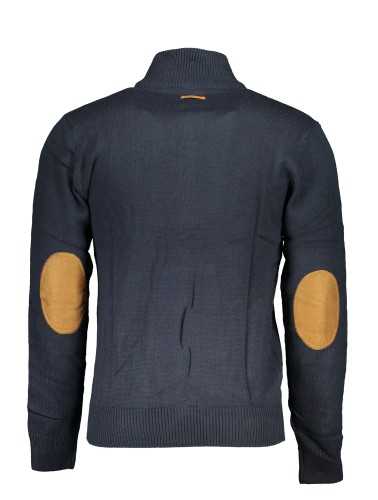 GIAN MARCO VENTURI MEN'S BLUE SWEATER