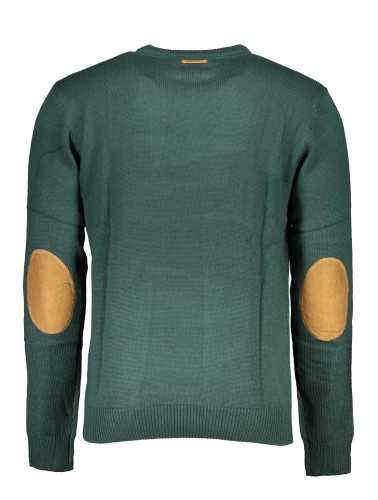 GIAN MARCO VENTURI MEN'S GREEN SWEATER