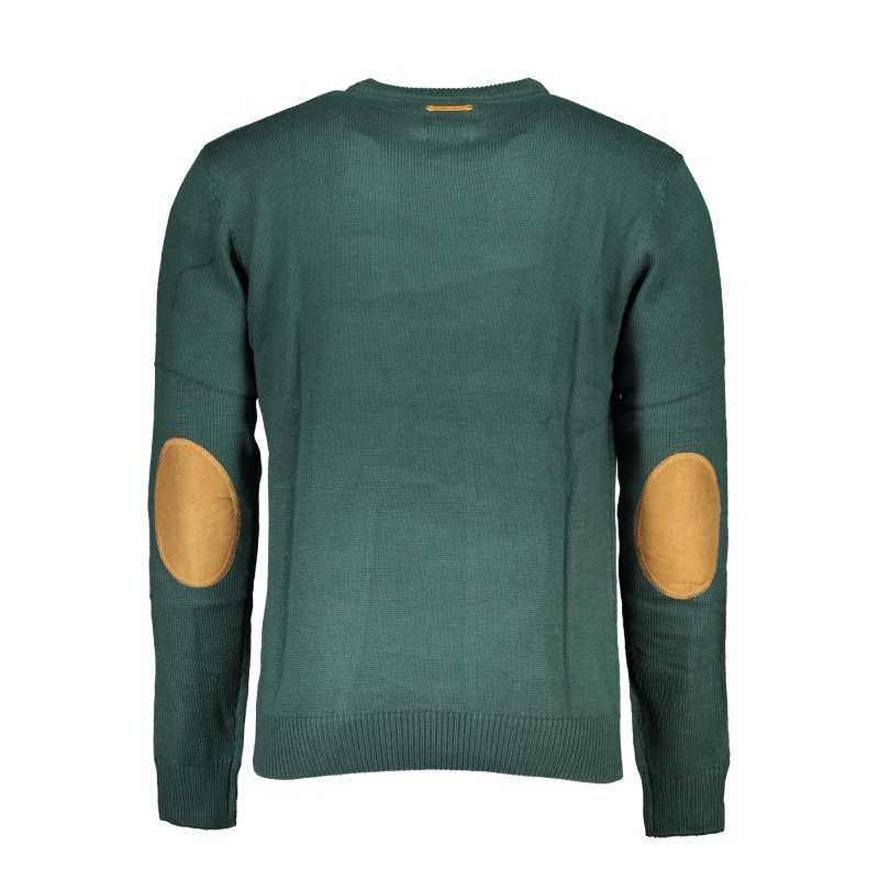 GIAN MARCO VENTURI MEN'S GREEN SWEATER