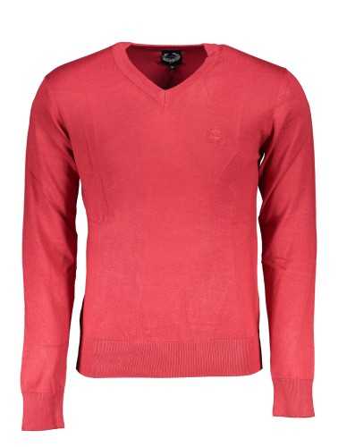 GIAN MARCO VENTURI MEN'S RED SWEATER