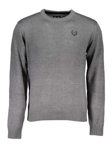 GIAN MARCO VENTURI MEN'S GRAY SWEATER