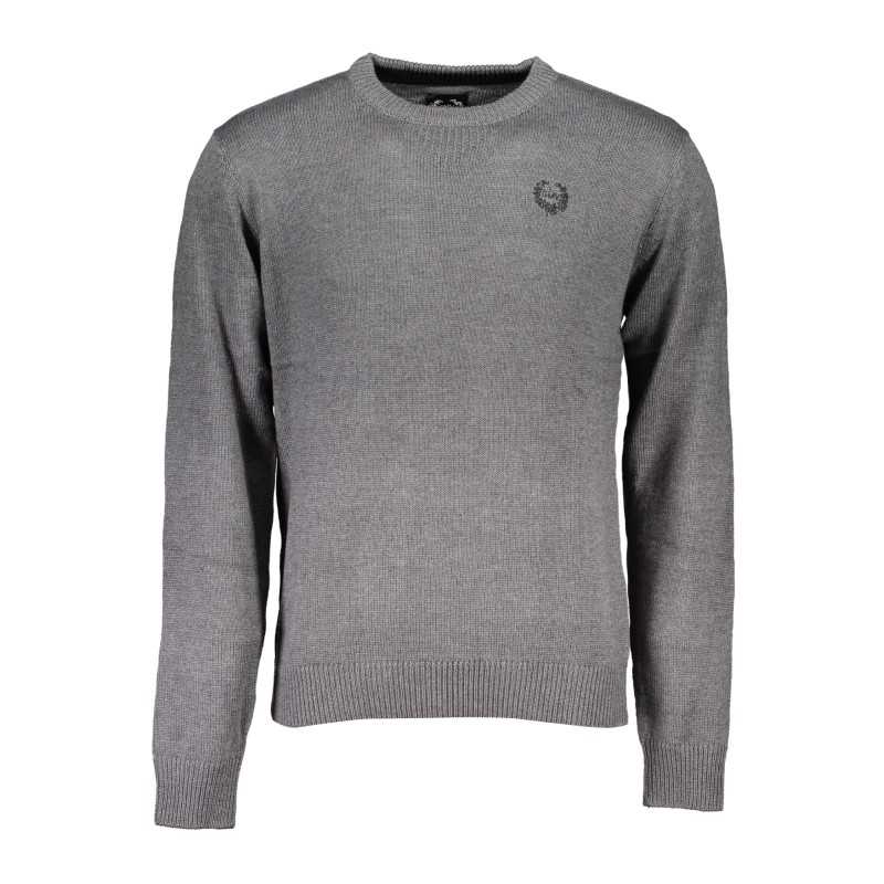 GIAN MARCO VENTURI MEN'S GRAY SWEATER