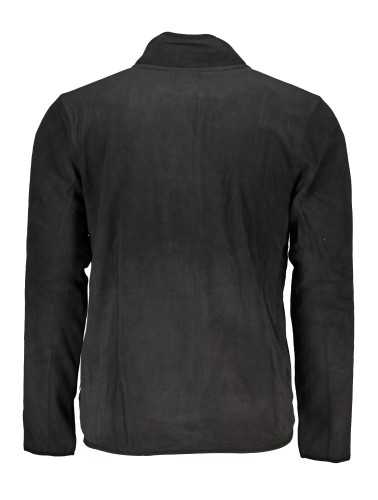 GIAN MARCO VENTURI MEN'S BLACK ZIP SWEATSHIRT