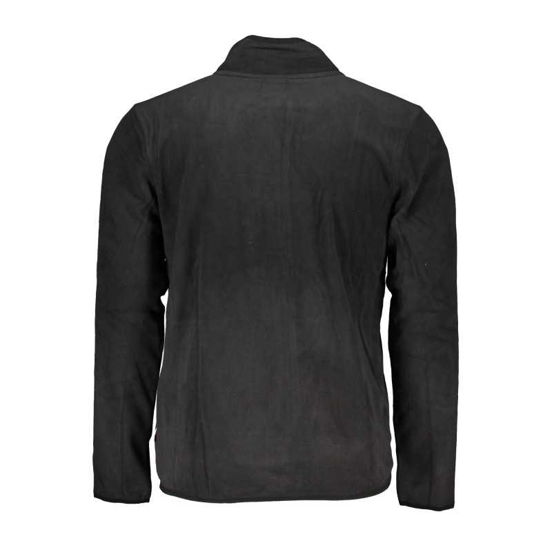 GIAN MARCO VENTURI MEN'S BLACK ZIP SWEATSHIRT