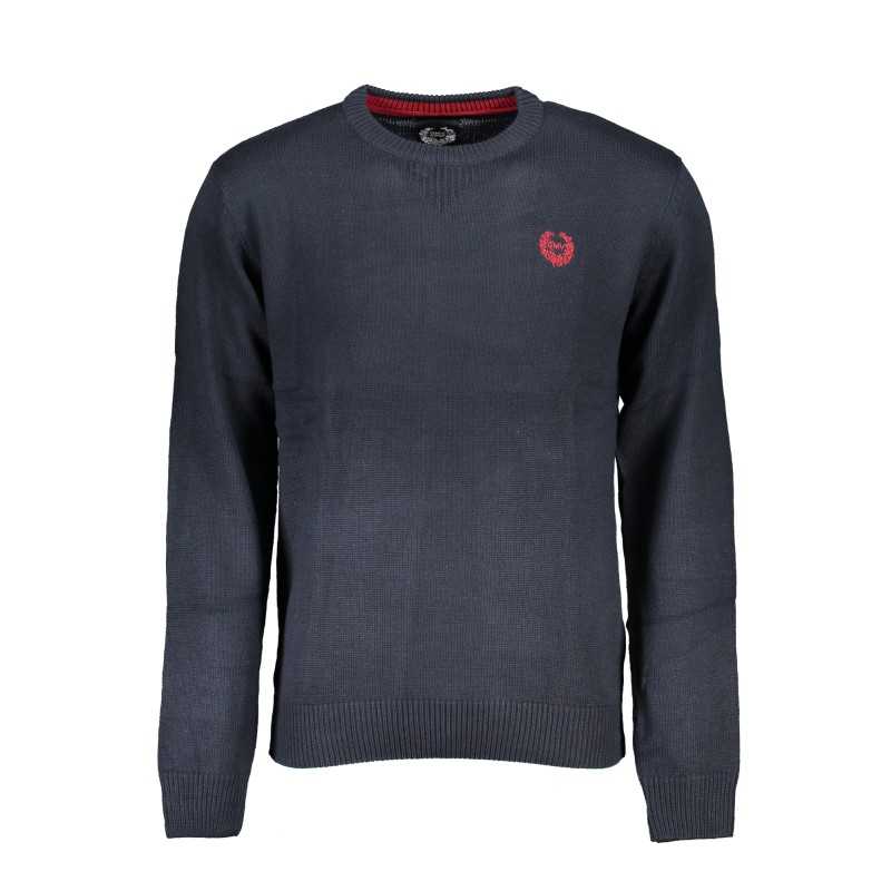 GIAN MARCO VENTURI MEN'S BLUE SWEATER