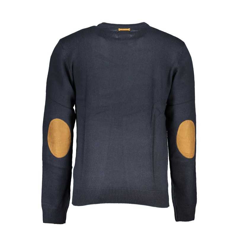 GIAN MARCO VENTURI MEN'S BLUE SWEATER