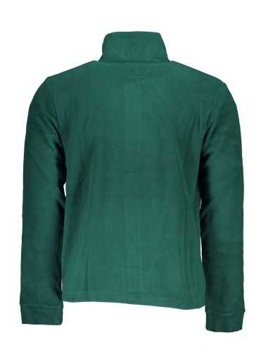 GIAN MARCO VENTURI MEN'S GREEN ZIP SWEATSHIRT