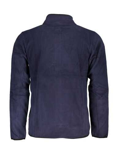 GIAN MARCO VENTURI MEN'S BLUE ZIP SWEATSHIRT