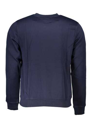 GIAN MARCO VENTURI MEN'S BLUE ZIPLESS SWEATSHIRT