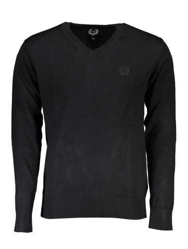 GIAN MARCO VENTURI MEN'S BLACK SWEATER