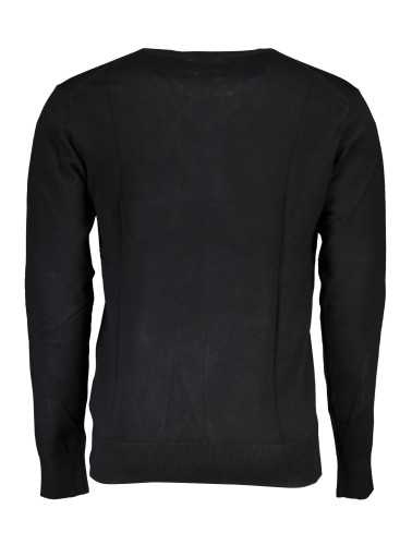 GIAN MARCO VENTURI MEN'S BLACK SWEATER