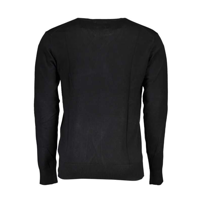 GIAN MARCO VENTURI MEN'S BLACK SWEATER