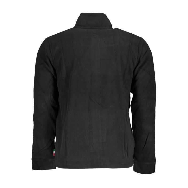 GIAN MARCO VENTURI MEN'S BLACK ZIP SWEATSHIRT