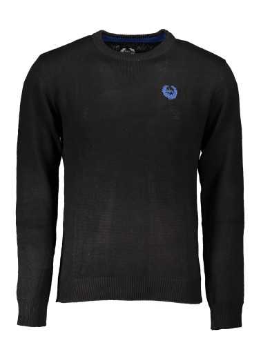 GIAN MARCO VENTURI MEN'S BLACK SWEATER