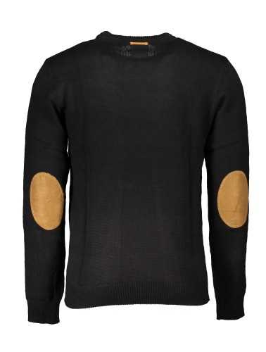 GIAN MARCO VENTURI MEN'S BLACK SWEATER