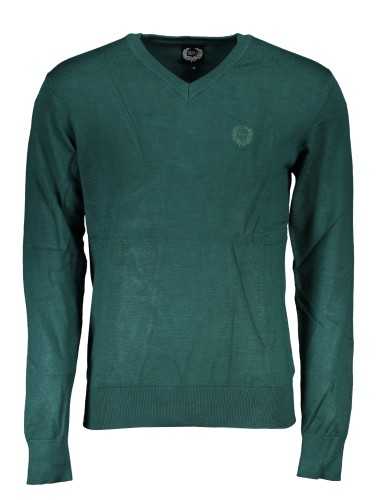 GIAN MARCO VENTURI MEN'S GREEN SWEATER