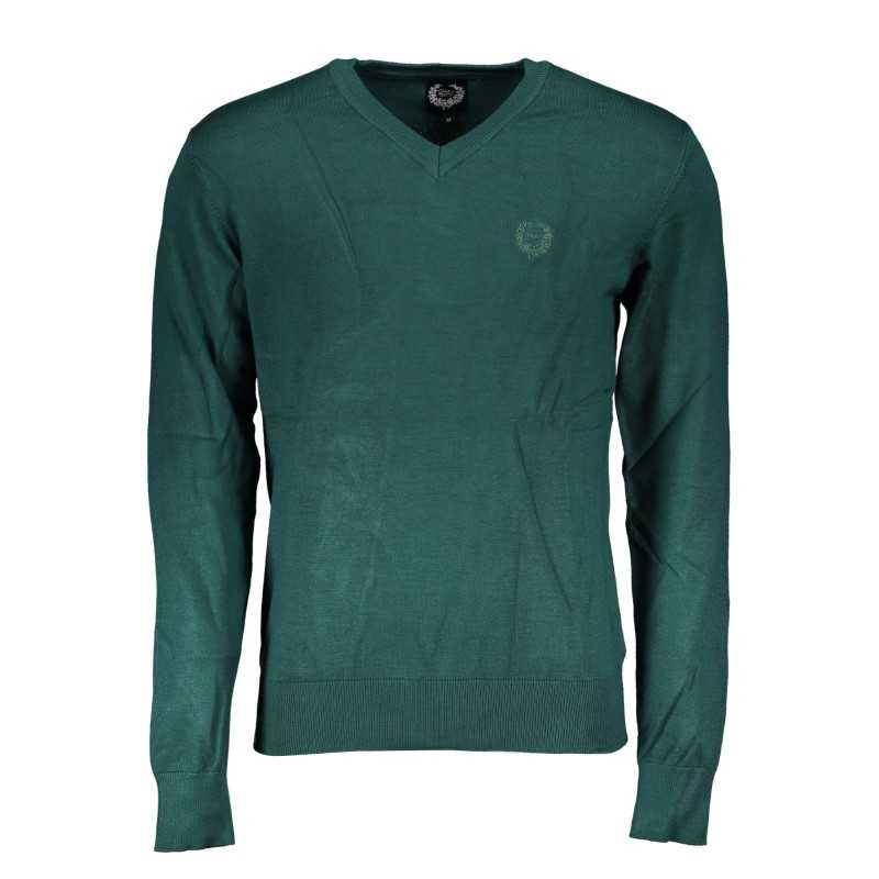 GIAN MARCO VENTURI MEN'S GREEN SWEATER