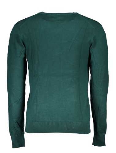 GIAN MARCO VENTURI MEN'S GREEN SWEATER