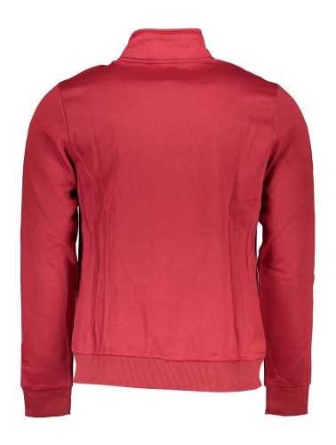 GIAN MARCO VENTURI MEN'S RED ZIP SWEATSHIRT